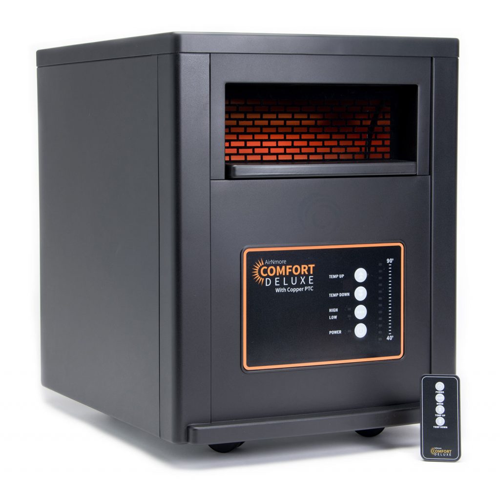 AirNmore Comfort Deluxe with Copper PTC Space Heater